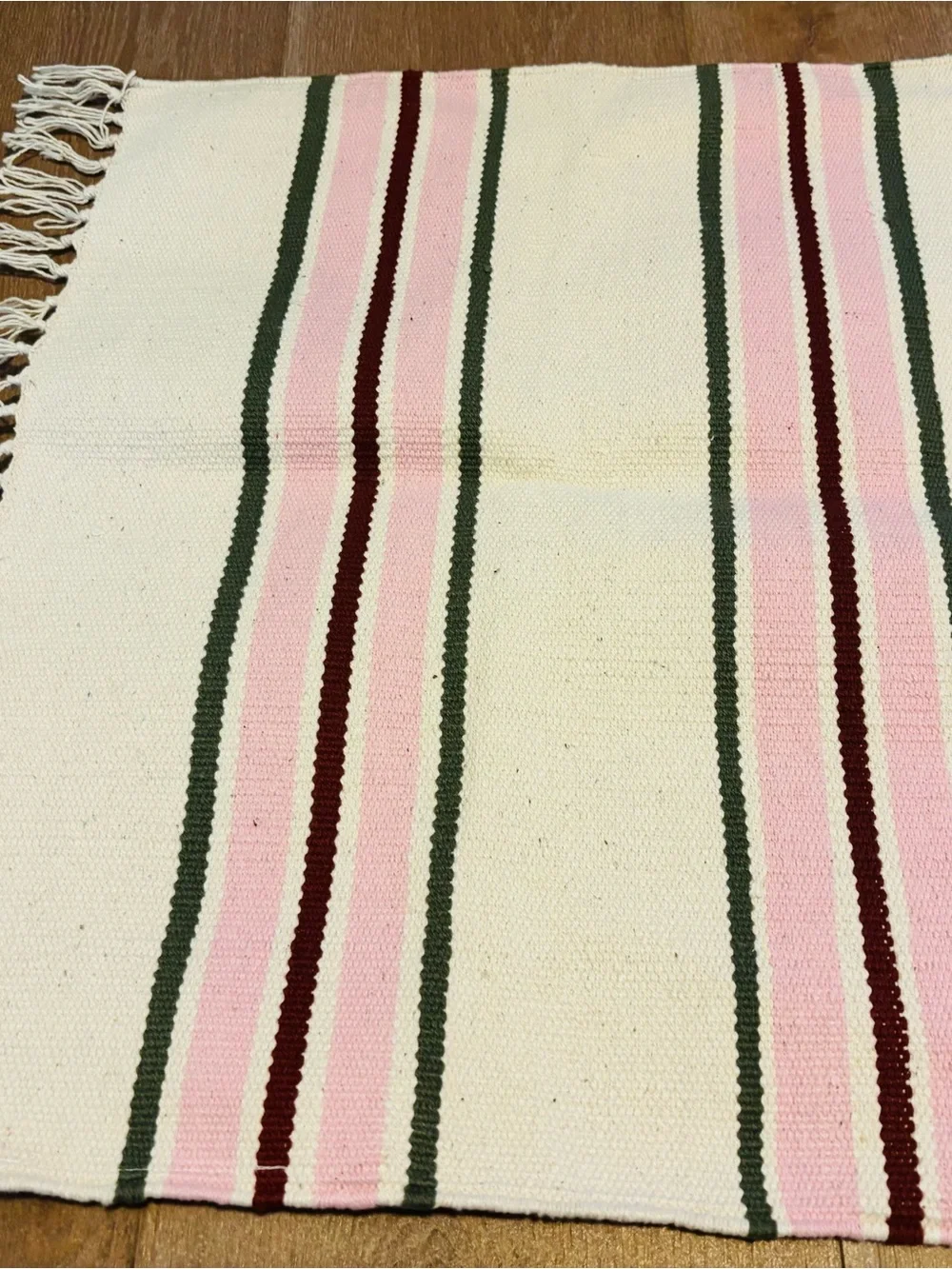 IKEA Discontinued Colorway Striped Rug | 100% Cotton | Scandinavian, Cottagecore